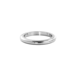 Anillo Classy white gold 2mm Bright